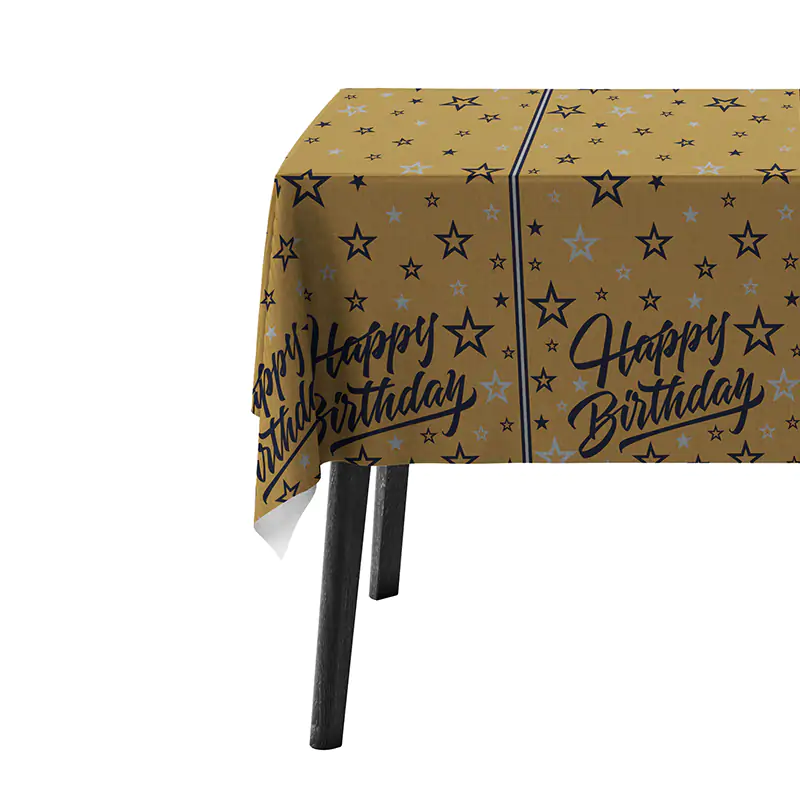 Golden Stars Tablecloth